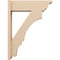 Ekena Millwork 7 1/2-in W x 24-in D x 32-in H Balboa Trad Rough Cedar Woodgrain TimberThane Outlooker, Primed Tan OUTUR075X24X32BOA04RCPR - alternate 5